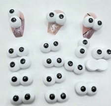 5x Mini Cartoon Augen Set Basteln Nägel Schm...