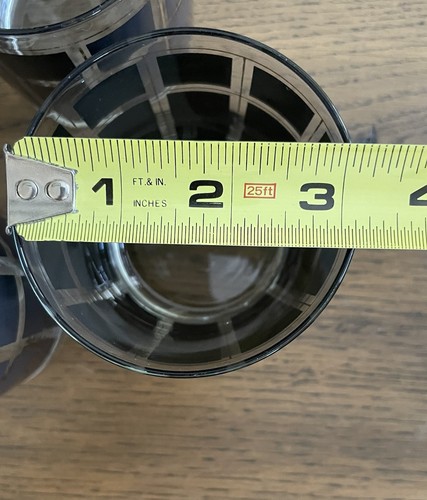 Black & Gold Old Fashioned Whisky Glasses Barware Set of 5 - Picture 8 of 8