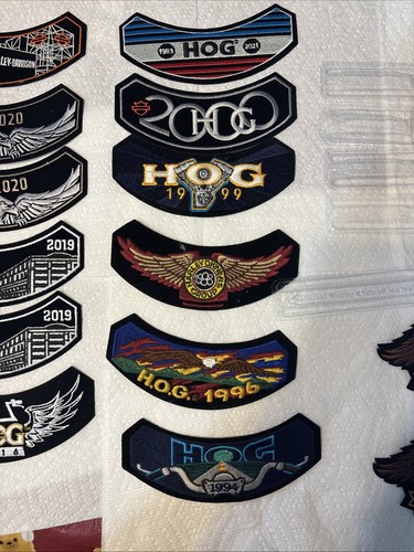 Hog Harley Owners Group Patch’s Pins 1994-2022 19 Stück NEU - Bild 5 von 16