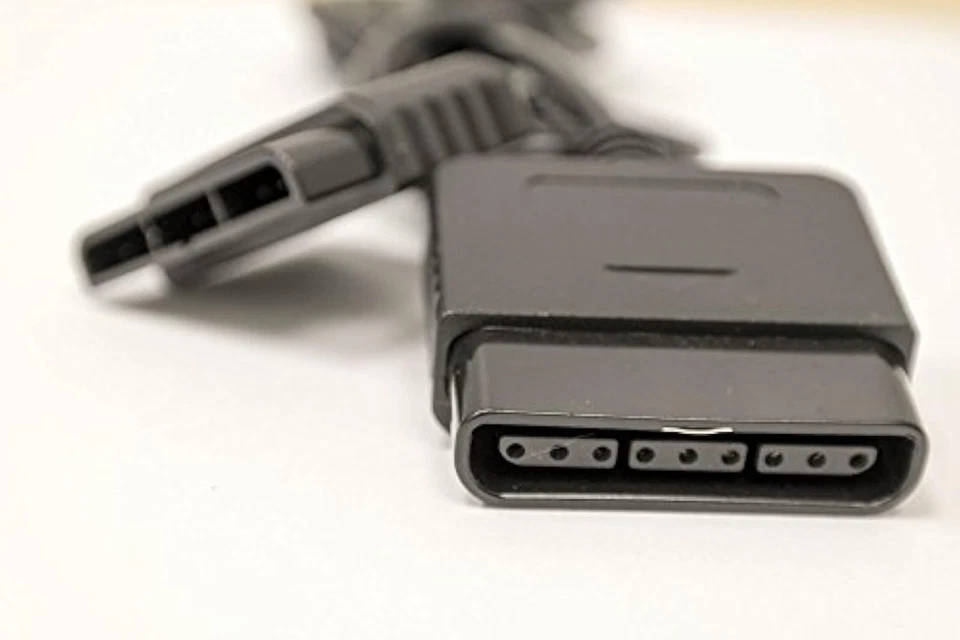 PS1 PS2 Controller Extension Cable 6 Feet Black For PlayStation 2 Brand New 5Q - Image 4 of 4