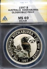 1997 Australian Silver Kookaburra 1 oz — photo from another recent sale