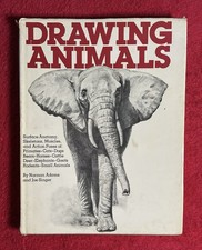 Vintage - Drawing Animals By Norman Adams And Joe Singer 1979 Hardcover