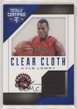 2014 Panini Totally Certified Clear Cloth Jersey Blue 154/199 Kyle Lowry #76 mi8
