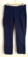 Eddie Bauer Pants Men's 34x30 Navy Blue Tech Fleece Lined Outdoor