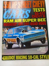 BACK ISSUE HI-PERFORMANCE CARS MAGAZINE MARCH 1969, MICKEY THOMPSON, SHELBY STAN