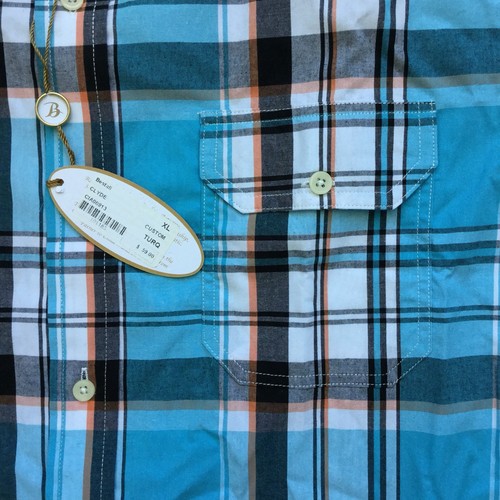 BESTALL Hemdmacher Herren LS mehrfarbig Karomuster individuelle Passform (XL) neu mit Etikett $ 59 - Bild 6 von 11