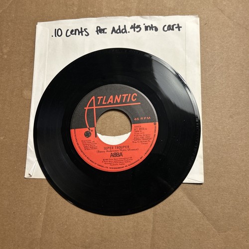 Abba Super Trooper trouper /The Piper Atlantic Records 45