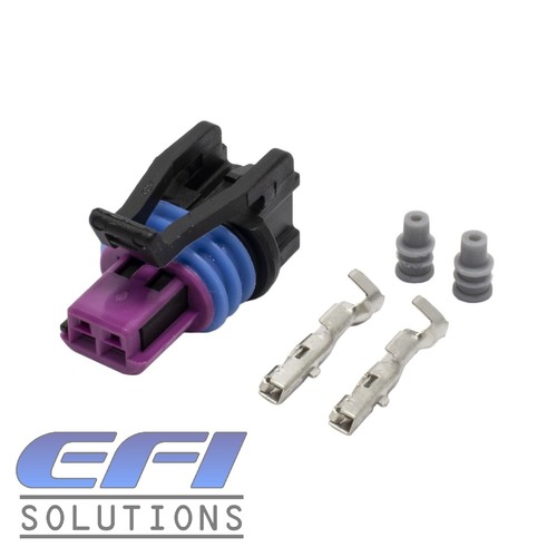 2 Pin Delco GM / Holden Water Temp Connector - Picture 2 of 2