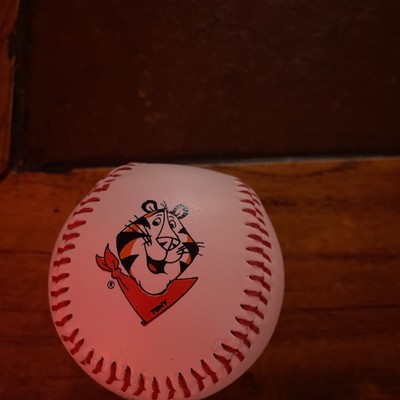 Vintage Tony The Tiger Kellogg's Frosted Flake Cereal Mascot Official Baseball