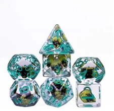 Ghost Ship 7 Dice Set - 5E DND Dungeons Dragons Pathfinder RPG d20