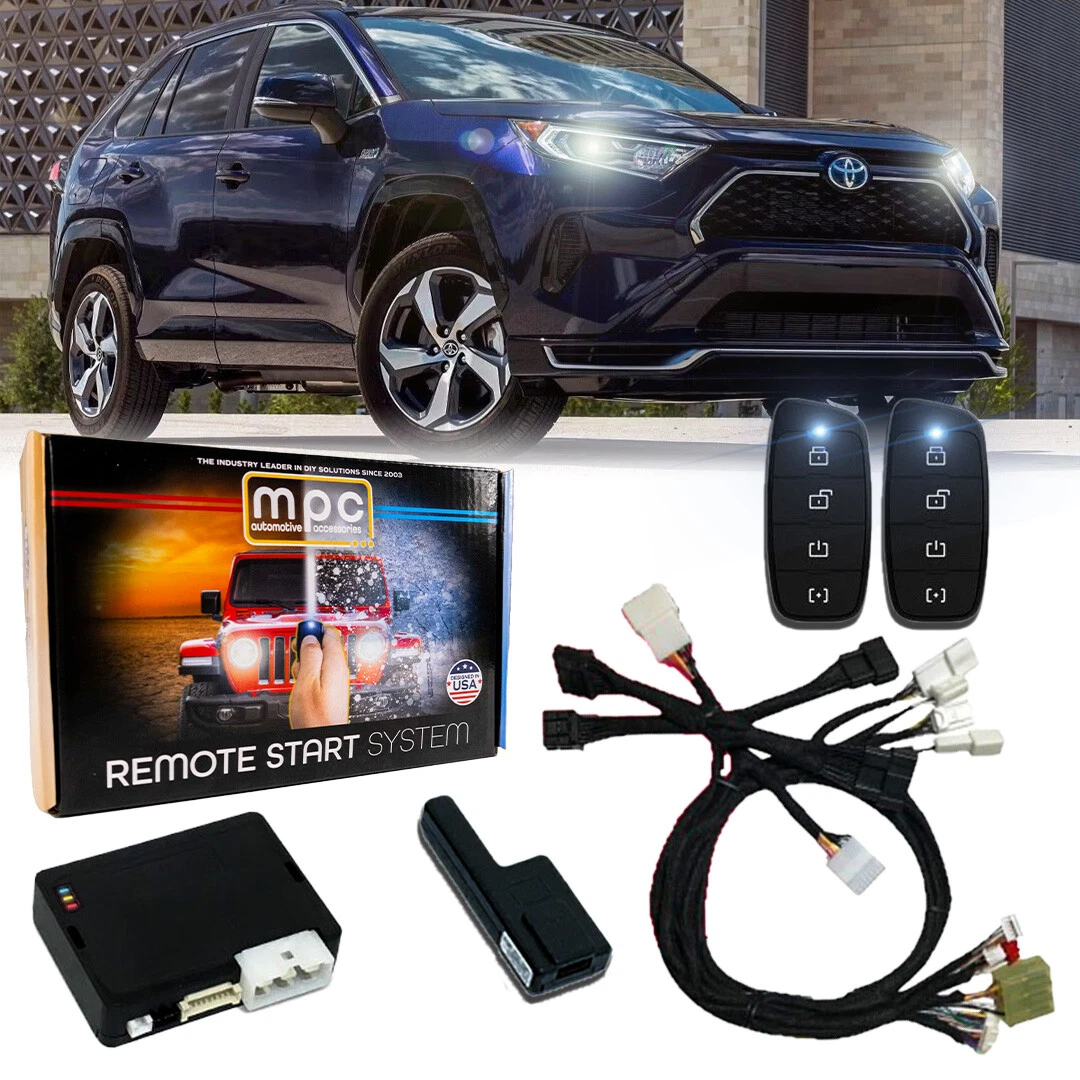 4 Button Remote Start For 2021 2023 Toyota RAV4 Prime Hybrid Push To Start
