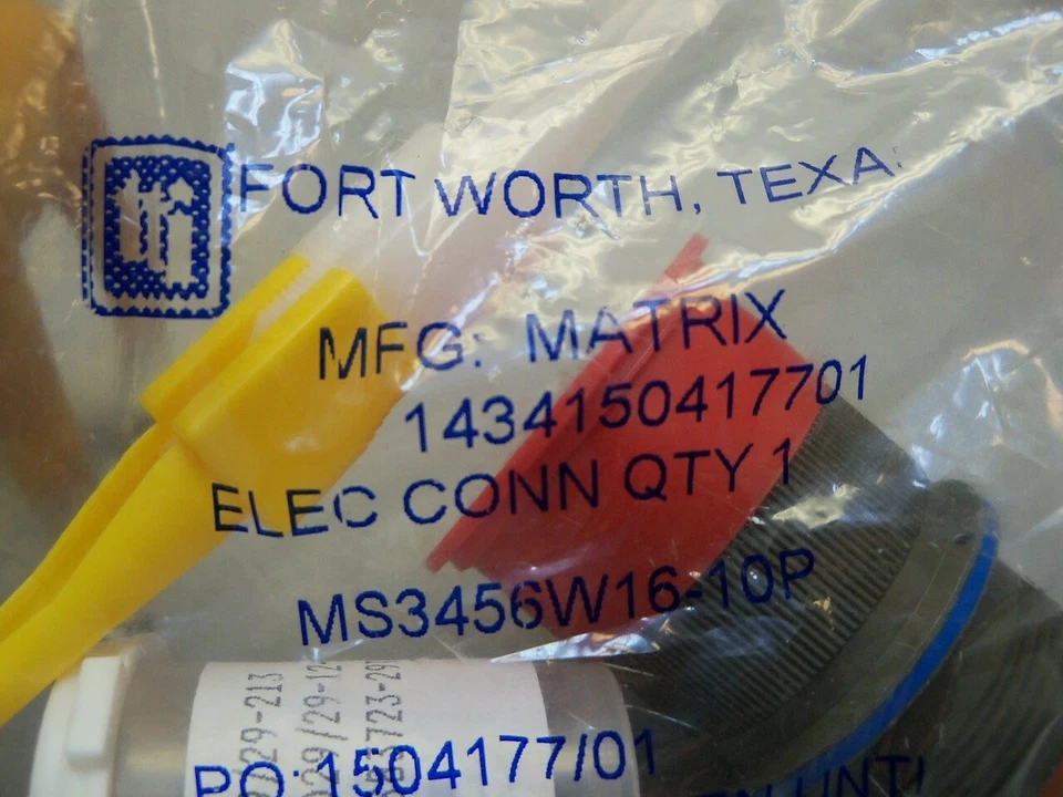 CONNECTOR MS3456W16-10P TTI Circular MIL Spec - Image 2 of 4