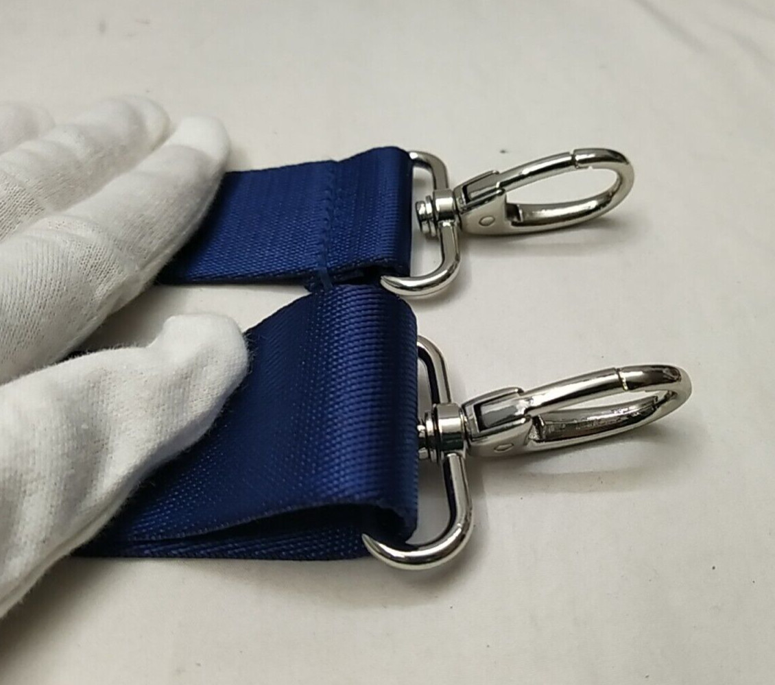 Blue Nylon Replacement Strap W/ Push Silvertone G… - image 8