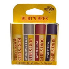 Burt's Bees 100 Natural Origin Moisturizing Lip Balm with Beeswax, Variety Pack