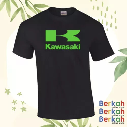 KAWASAKI T-SHIRT Logo Racing Sweatshirt Ninja Motorcycle Motor Bike Tee New USA
