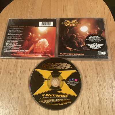 X-ecutioners   Built From Scratch +1 CD 1st US press dilated peoples fort minor