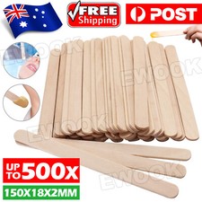 Waxing Spatula Wooden Stick Disposable Tongue Depressor Wax Applicator