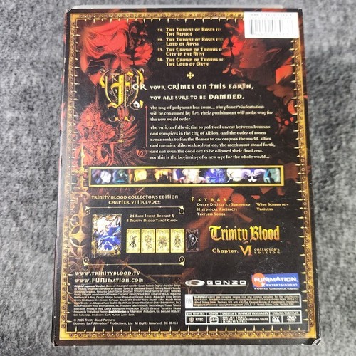 Trinity Blood Complete Series 1-5 Collectors Edition 6 With Booklet and Cards - Picture 9 of 22