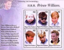 Timbres Famille royale Papouasie Nouvelle Guinée 933/8 ** (49165AP) - cote: 12 €