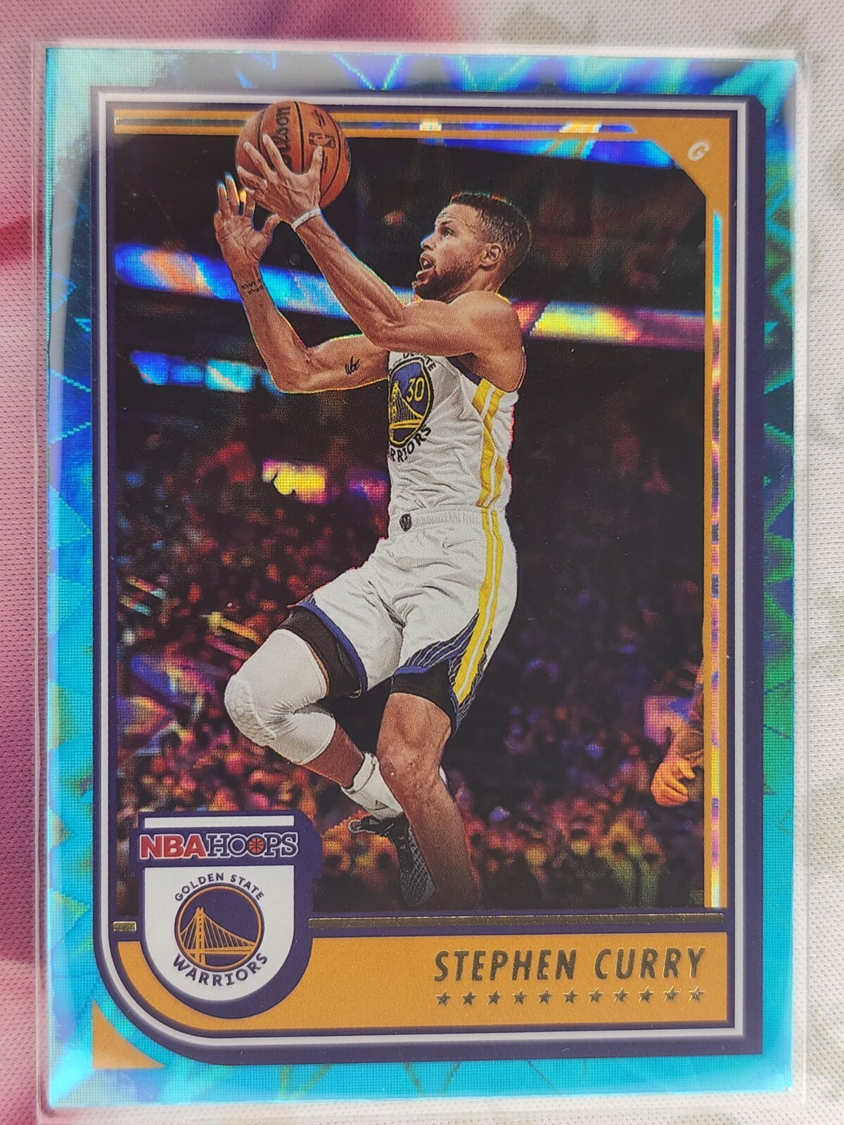 2022-23 Panini NBA Hoops - Teal Explosion #223 Stephen Curry