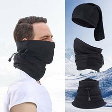 Neck Warmer Gaiter Windproof Winter Fleece Ski Half Face Scarf Mask