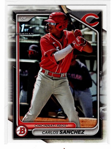 Carlos Sanchez Cincinnati Reds 2024 Bowman prospect 1st Bowman