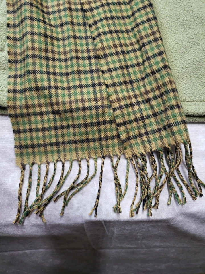 Ladies Fleece Jacket & Scarf MEDIUM New York & Co Green Zip Sh 17" Ch 19" L 24" - Image 3 of 4