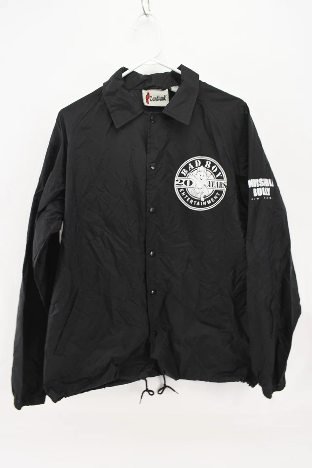 Cardinal Mens Black Bad Boy Entertainment 20 Years Reunion Tour Jacket Size M - Image 2 of 4