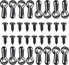 160 Pieces Metal Picture Frames Turn Button Fasteners with 160 Pieces Screws Pho