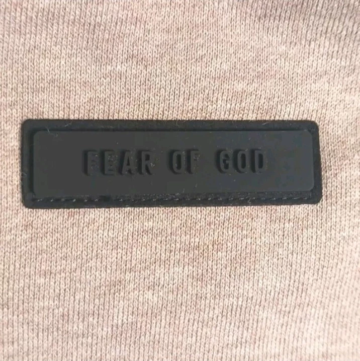 FEAR OF GOD Maglietta in jersey misto cotone applicato logo PAURA DI DIO ESSENTIALS KIDS anni 8 grigio