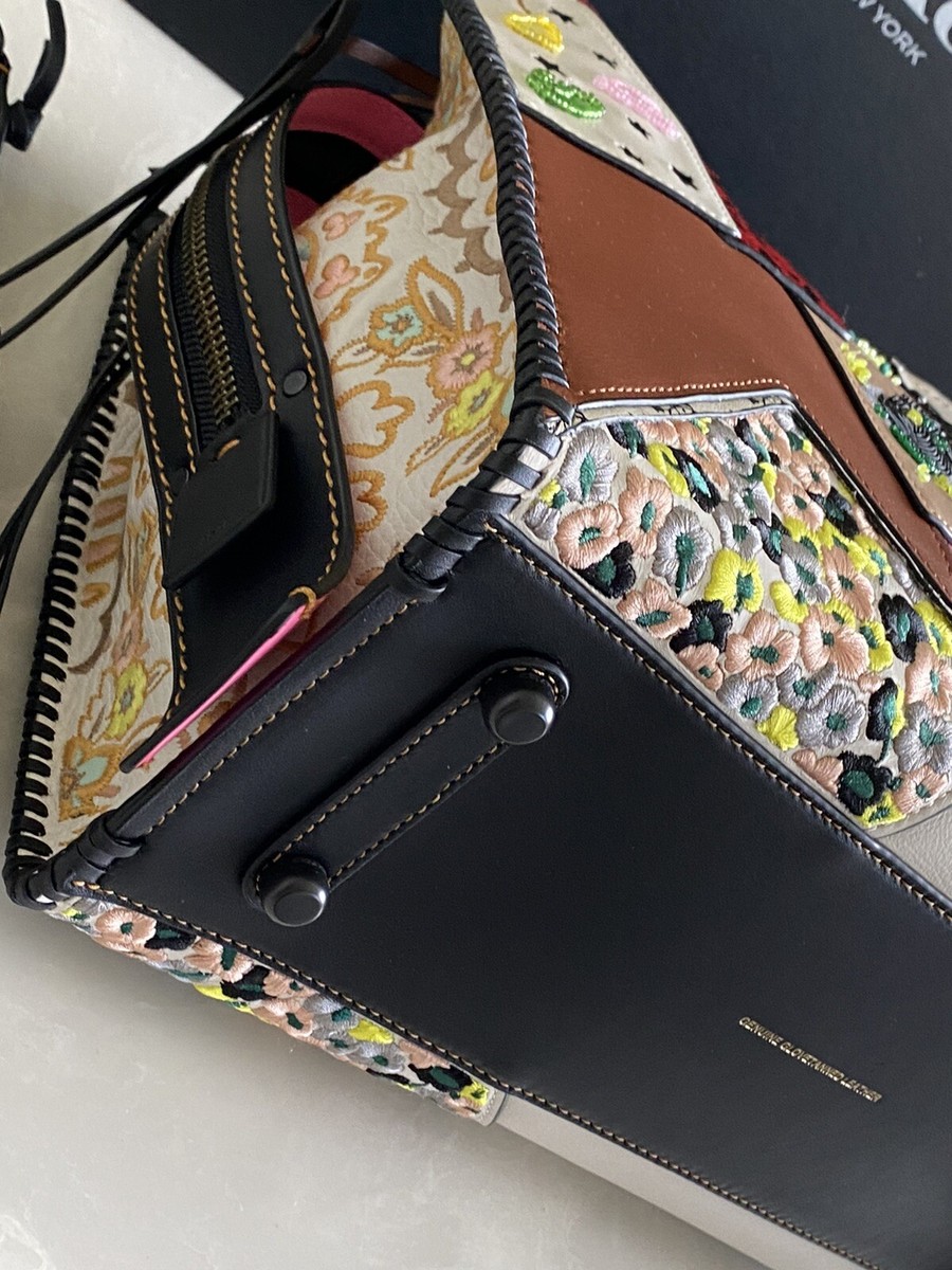 NWT COACH LIMITED EDITION WHIPSTITCH EMBELLISHED PATCHWORK