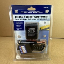 Cen-Tech 12 Volt Automatic Battery Float Trickle Charger - NEW UNUSED - 42292