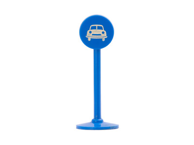Siku Plastik Zubehör Schild V338 Gebot für Kraftfahrzeuge - 3801