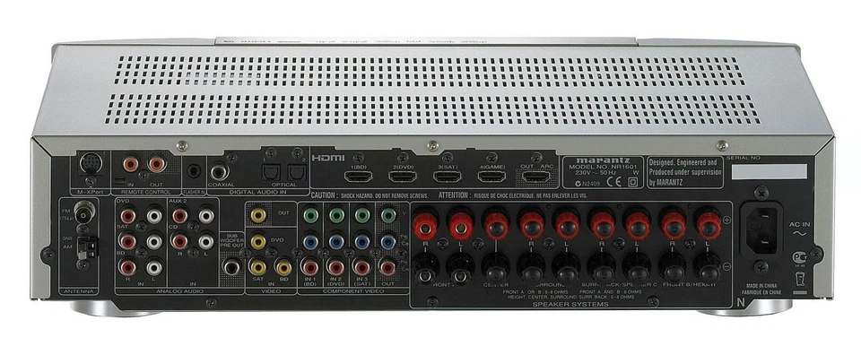 Marantz NR1601 A/V Receiver 7.1 HDMI Tuner OSD USB - Bild 3 von 4