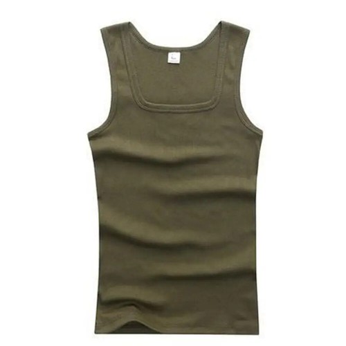 Mens Vest Fitted Tank Tops Ribbed Shirts Muscle Sleeveless Gym Beach Undershirts - Picture 27 of 33
