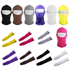 Ice Sense Armguards Balaclava Full Face Mask UV Protection Breathable Fit Unisex
