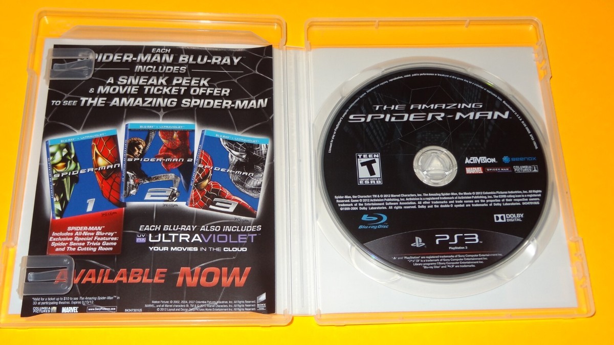 The Amazing Spider-Man (輸入版) - PS3 The Amazing Spider-Man PS3 PlayStation 3 - Game & Case | eBay
