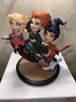 Q-Fig Max by QMx Disney Hocus Pocus Sanderson Sisters 5  Figures Open Box