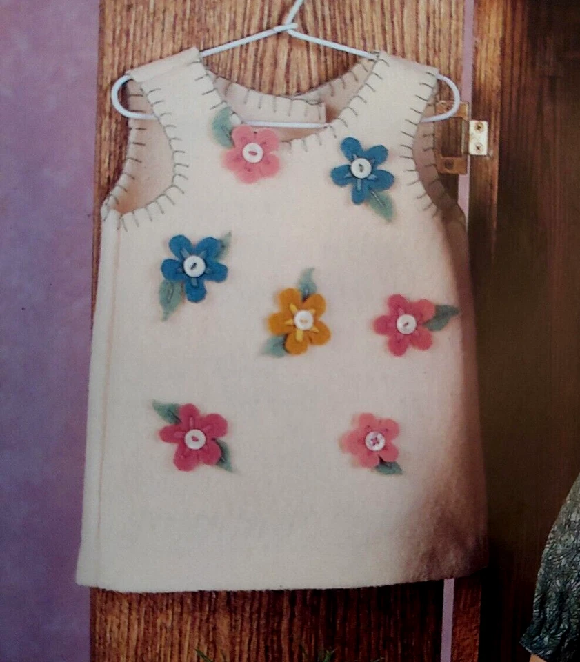 Indygo Junction Dainty Daisies 17"-19" Doll Clothes Pattern IJ481 New Uncut 1997 - Image 3 of 4