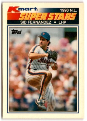 1990 Topps Kmart Super Stars Sid Fernandez New York Mets #11