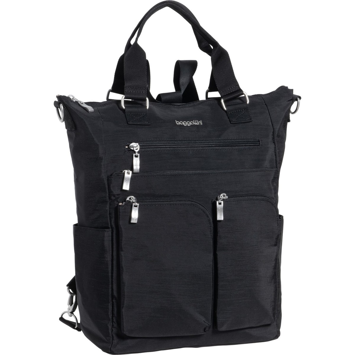 Baggallini Backpack Shoulder Tote Bag All Set 3-in-1 Black NWT RFID NEW $130 ASB572_B0018_07.jpg main image 2
