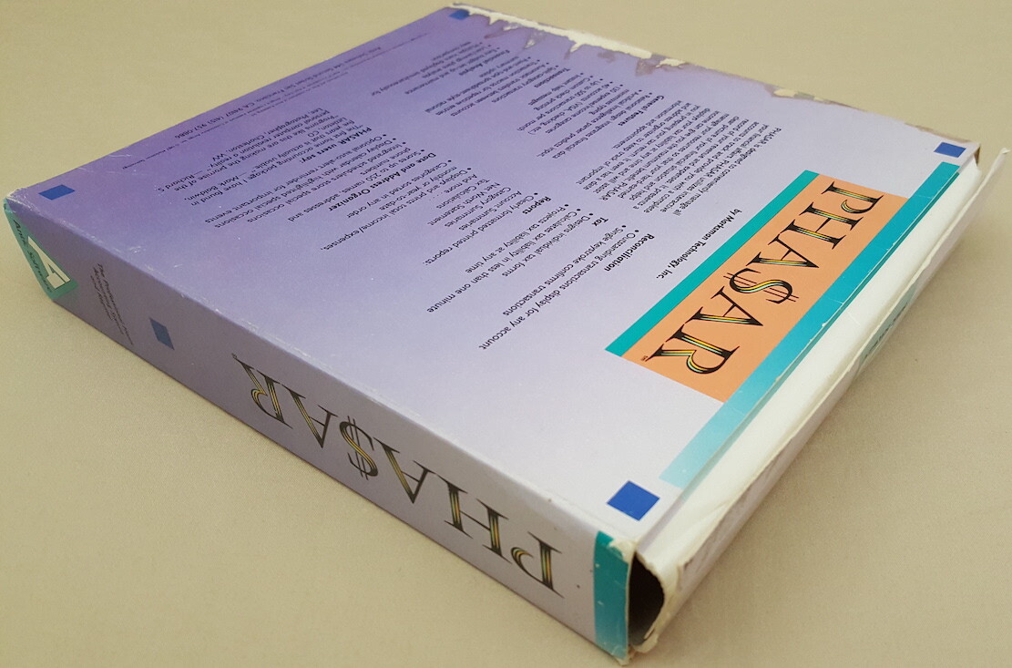 как выглядит Phasar Pha ar v3.0 Professional Home Accounting Register 1987 Commodore Amiga фото