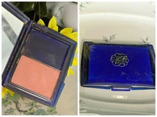 VINTAGE  MAX FACTOR COMPACT WHIPPED CREME BUFF-ON POWDER BLUSH GLOWING PEACH NEW