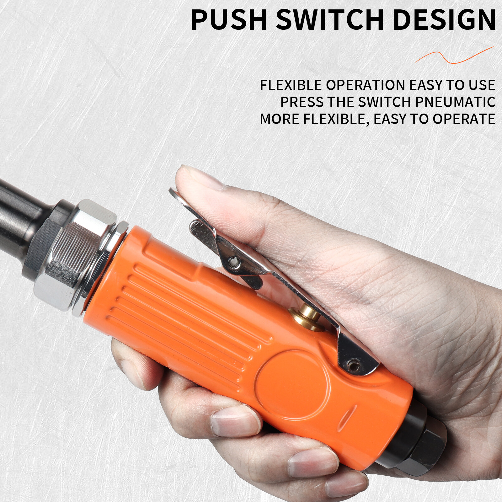 Die Grinder 1/4" STRAIGHT EXTENDED LONG REACH AIR DIE ANGLE GRINDER CUT-OFF TOOL