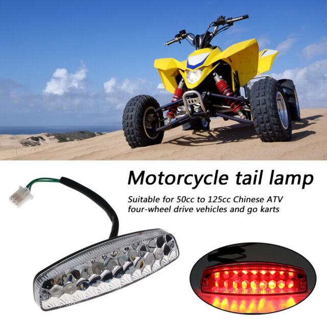 12V 16 LED Motorcycle Rear Tail Brake Lights for 50cc 125cc ATV Quad Kart #H4 YB9401