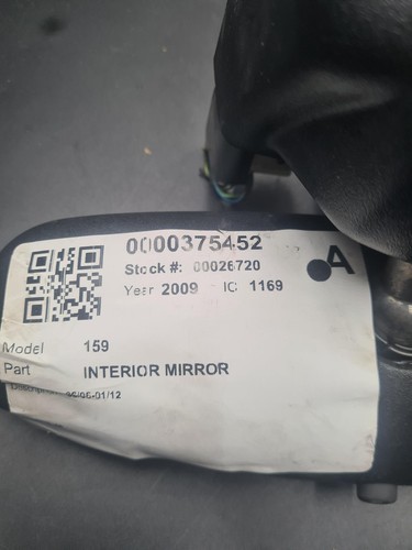 ALFA ROMEO 159 INTERIOR MIRROR 06/06-01/12 06 07 08 09 10 11 12 - Picture 4 of 6