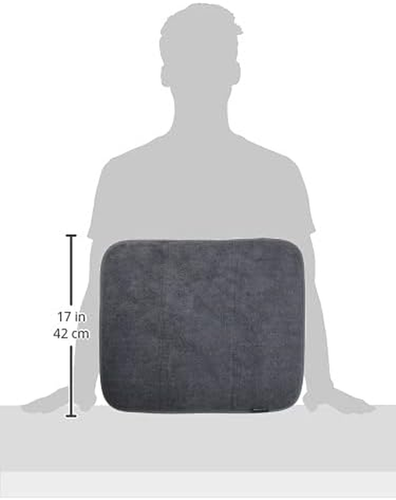 117626 Microfibre Dish Drying Mat Dark Grey 47 X 40 X 1 Cm - Picture 7 of 12