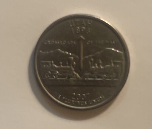 2007-D 25C Utah Struck on Elliptical Plan State Quarter Mint Errors - Picture 4 of 4