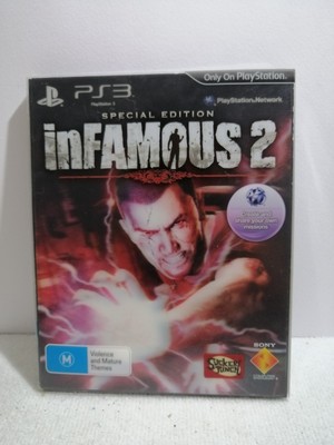 Infamous 2 Special Edition RARE PS3 Sony PlayStation 3 VGC Region Free 