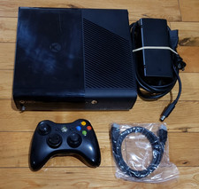 Xbox 360 E 1538 Console 250GB HDD Bundle, OEM Controller, Power, HDMI, TESTED